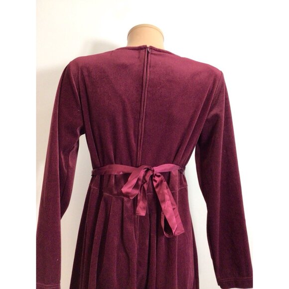 Victoria Holley Vintage Velvet Maxi Dress Womens 10 - Picture 7 of 7